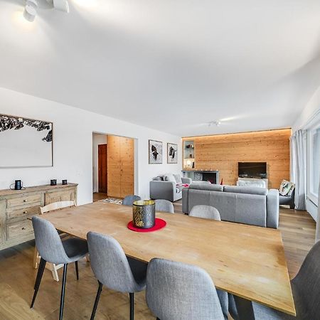 In The Heart Of Crans, Fireplace And Parking מראה חיצוני תמונה
